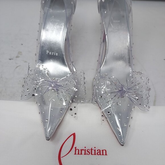 Christian Louboutin Jelly Strass Bow Wedding Crystal PVC Pump - Picture 4 of 13